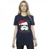 Star Wars Womens/Ladies Episode IV: A New Hope Helmet Humbug Cotton Boyfriend T-Shirt