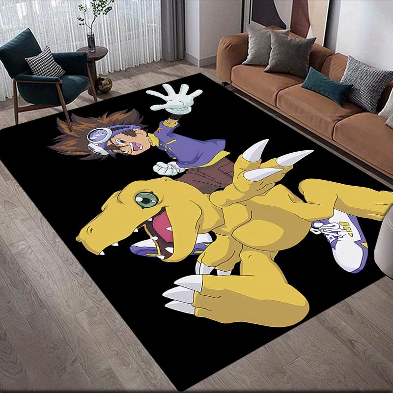 Taichi Yagami&Agumon Area Rug, Digimon Fan Cozy Carpet, Perfect Gift.chl