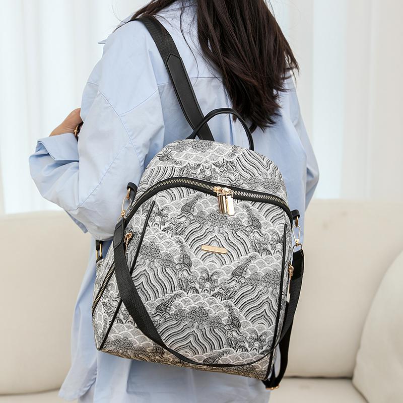 Рюкзак из искусственной кожи, женский рюкзак большой емкости, дорожная сумка