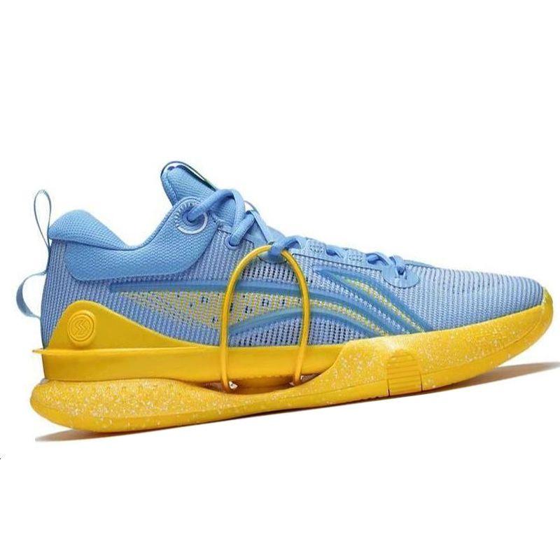 Li-Ning Speed 8 Premium Sea Blue Yellow Men Sneakers ABAS015-7
