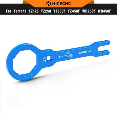 NICECNC Ключ для крышки вилки 49 мм Для Yamaha YZ125 YZ250 YZ250F YZ450F WR250F WR450F YZ125X YZ250X YZ250FX YZ450FX Honda Sherco