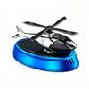New Solar Rotation Helicopter Car Fragrance Diffuser Premium Auto Perfume Ornament Car Center Console Decor Long Lasting Scent