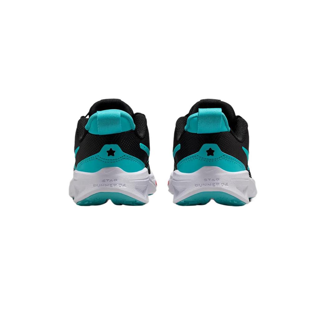 Nike Star Runner 4 Нескользящая Амортизация Устойчивая к истиранию Упругая Детская уличная обувь DX7614-009