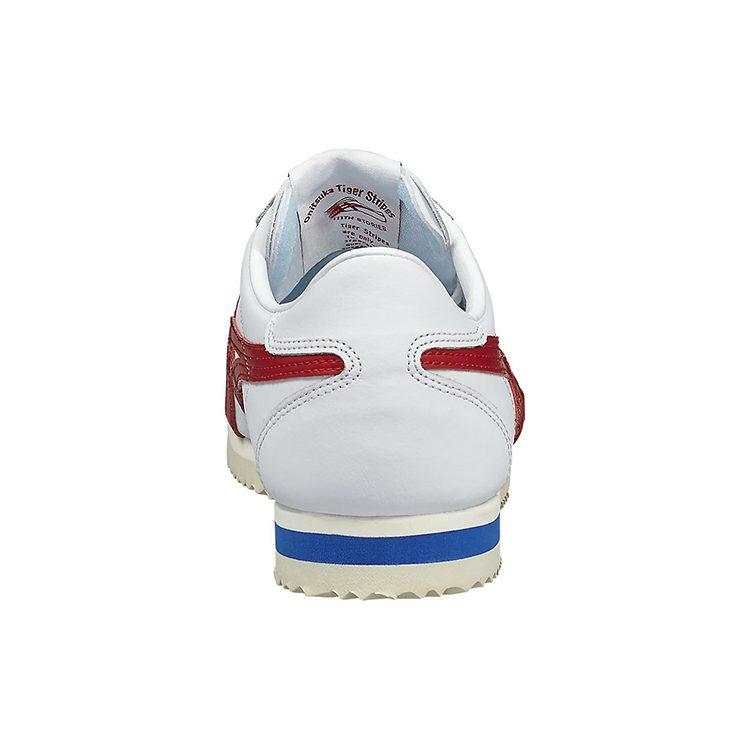 ONITSUKA TIGER Corsair Кожаные износостойкие дышащие низкие повседневные кроссовки унисекс Белый Красный D713L-0123