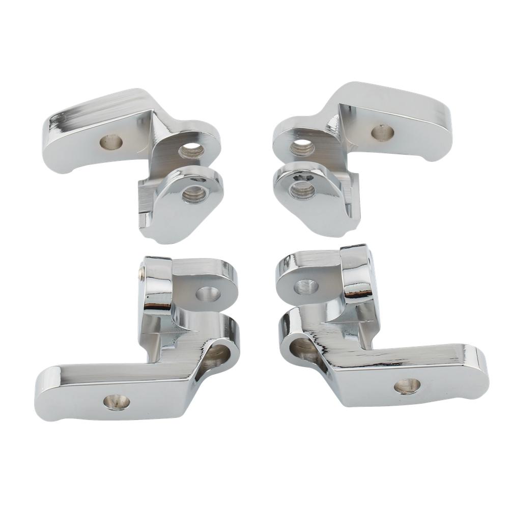 Motorcycle Black Driver Floorboard Relocation Brackets Kit For Harley Touring Road Electra Street Glide Road King Trike 97-2016