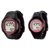 YAMASA шагомер шагомер парные часы с Pair BOX радио цифровые DEMPA MANPO 43 36 мм черный красный носить только на верхней части левого запястья ходьба прогулочный