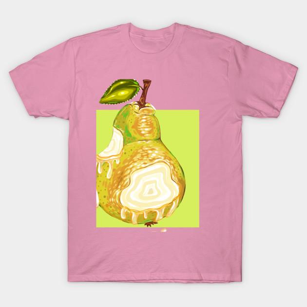 Женская футболка Livin On A Pear с принтом Харадзюку, кавайная футболка, летняя футболка с коротким рукавом, женская футболка, топ