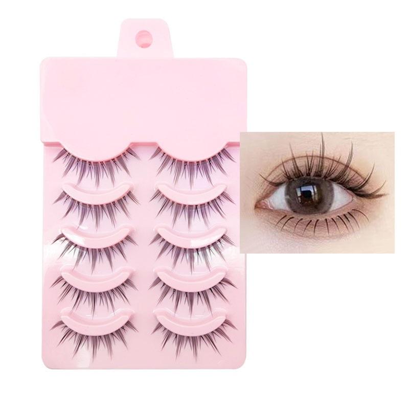 Manga Lashes Мягкие натуральные ресницы Густые накладные ресницы Manga Eyelashes Daily Dating Makeup Eyelashes Lashes Wispy