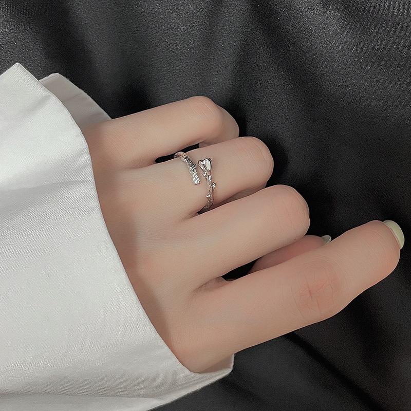 ANENJERY Необычные цветочные кольца для женщин, обручальные кольца для девочек, вечерние ювелирные изделия, подарочные аксессуары