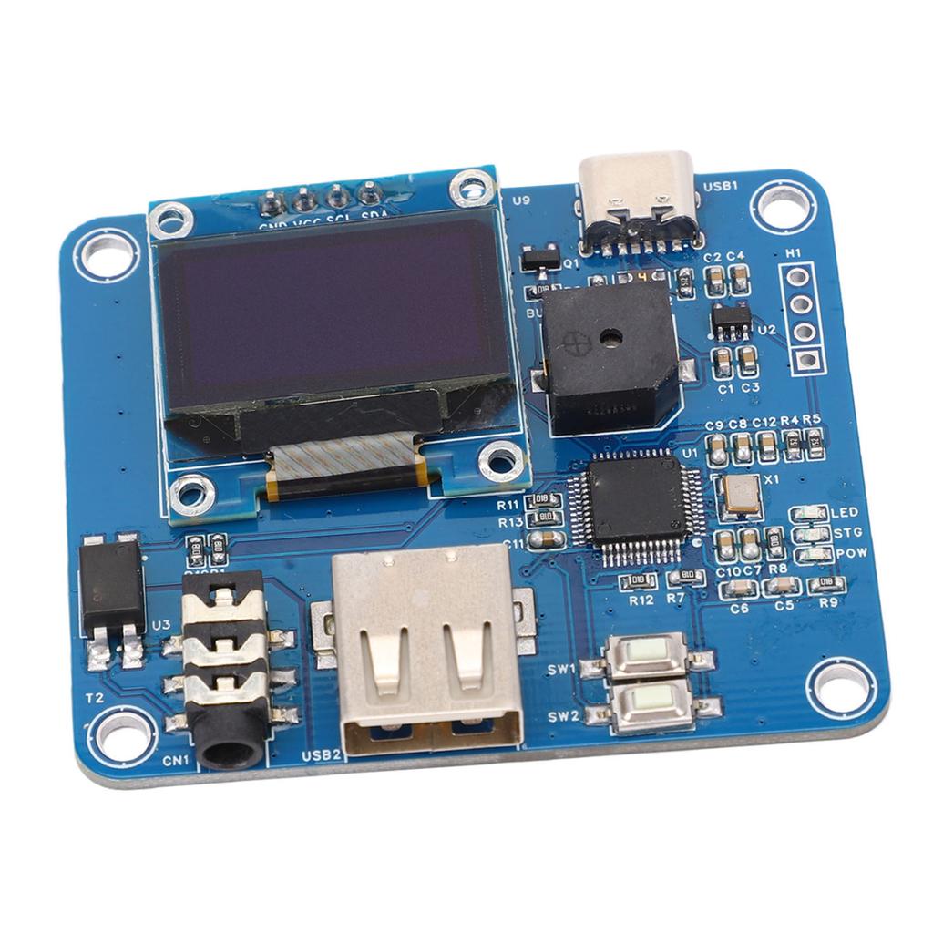 CW Trainer with Organic LED Display and USB Interface Morse Code Exerciser Keyboard for Telegraph Practice