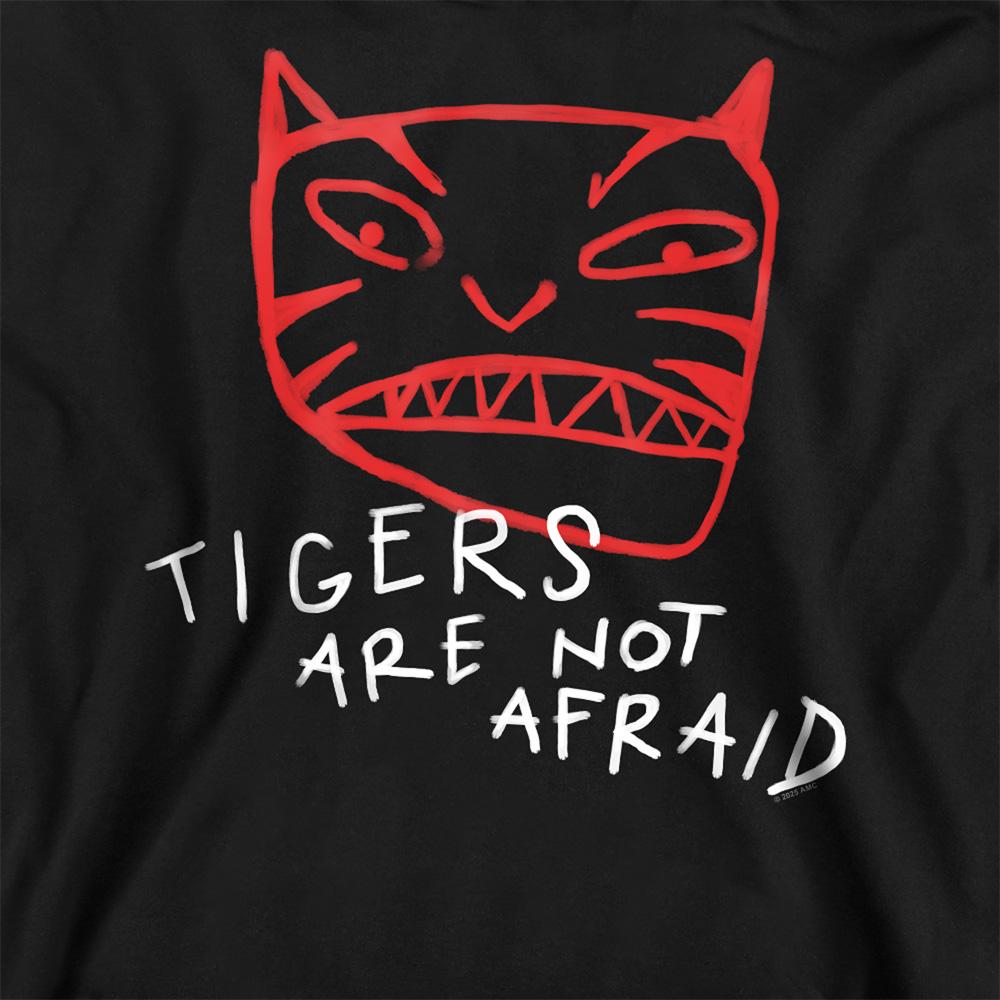 Tigers Are Not Afraid Unisex Adult Tiger Head Sweatshirt