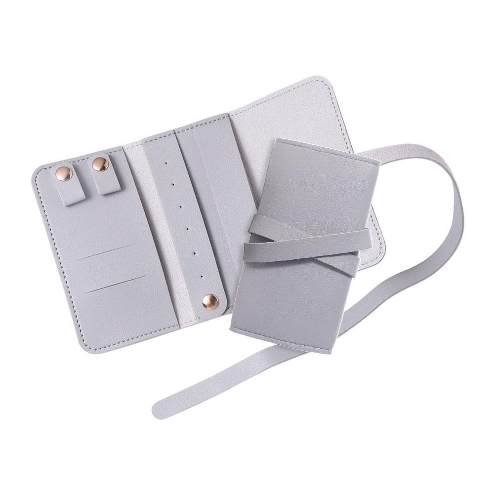 Foldable Packing Pouches for Necklaces Portable Jewelry Case Bag Jewelry Organizer Roll Girls