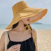 18 см широкополая двухсторонняя шляпа рыбака, закрывающая лицо, для женщин, летняя защита от солнца, защита от ультрафиолета