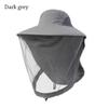 Summer Outdoor Face Neck Protection Bucket Hat Insect Proof Cap Mosquito Hat Fishing Sun Cap