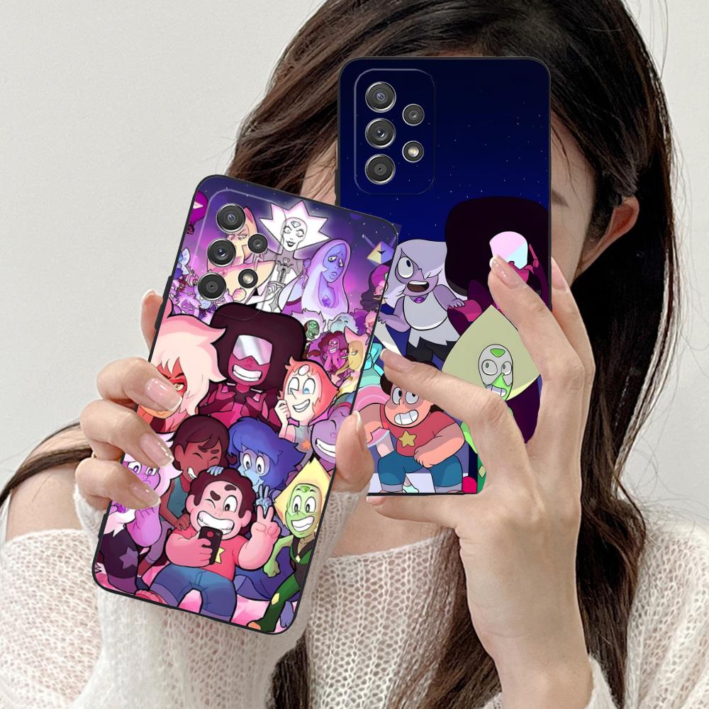 Чехол для мобильного телефона Steven Universe для Samsung Galaxy M55 54 42 35 34 33 32 23 22 15 14 13 12 F55 5G Цветной Защитный Чехол для Телефона