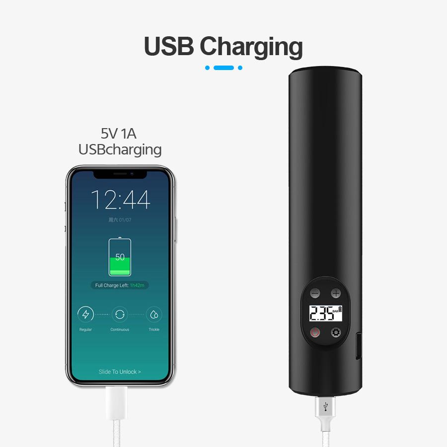 E-ACE Надувной насос для шин, цифровой ручной автомобильный насос для шин, 12 В, 150 фунтов на квадратный дюйм, перезаряжаемый воздушный насос, емкость 6000 мАч