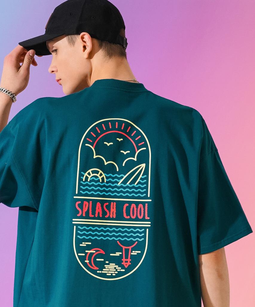 TWN Splash Short Sleeve Blue Green Stst3278