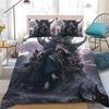 Jujutsu Kaisen Bedding Set Japan Famous Anime Duvet Cover Pillowcase Kids Boy Girl Bedroom Decoration 2/3piece set Full size