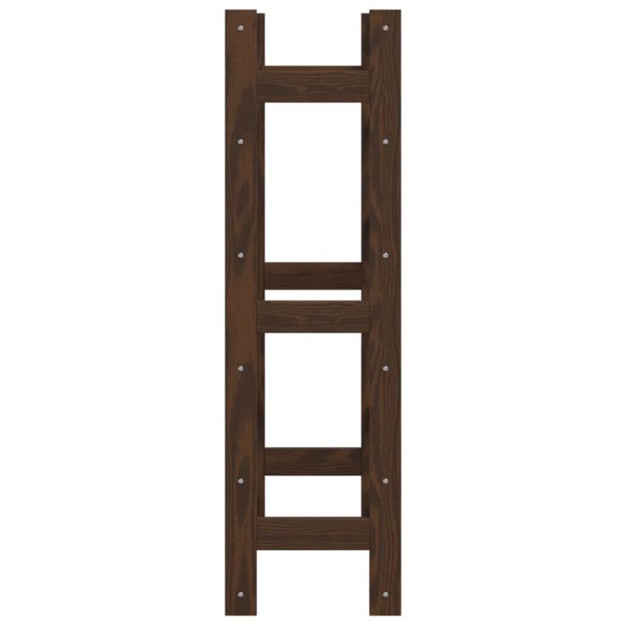 VidaXL Casier à bouteilles pour 30 bouteilles marron bois pin solide 373391