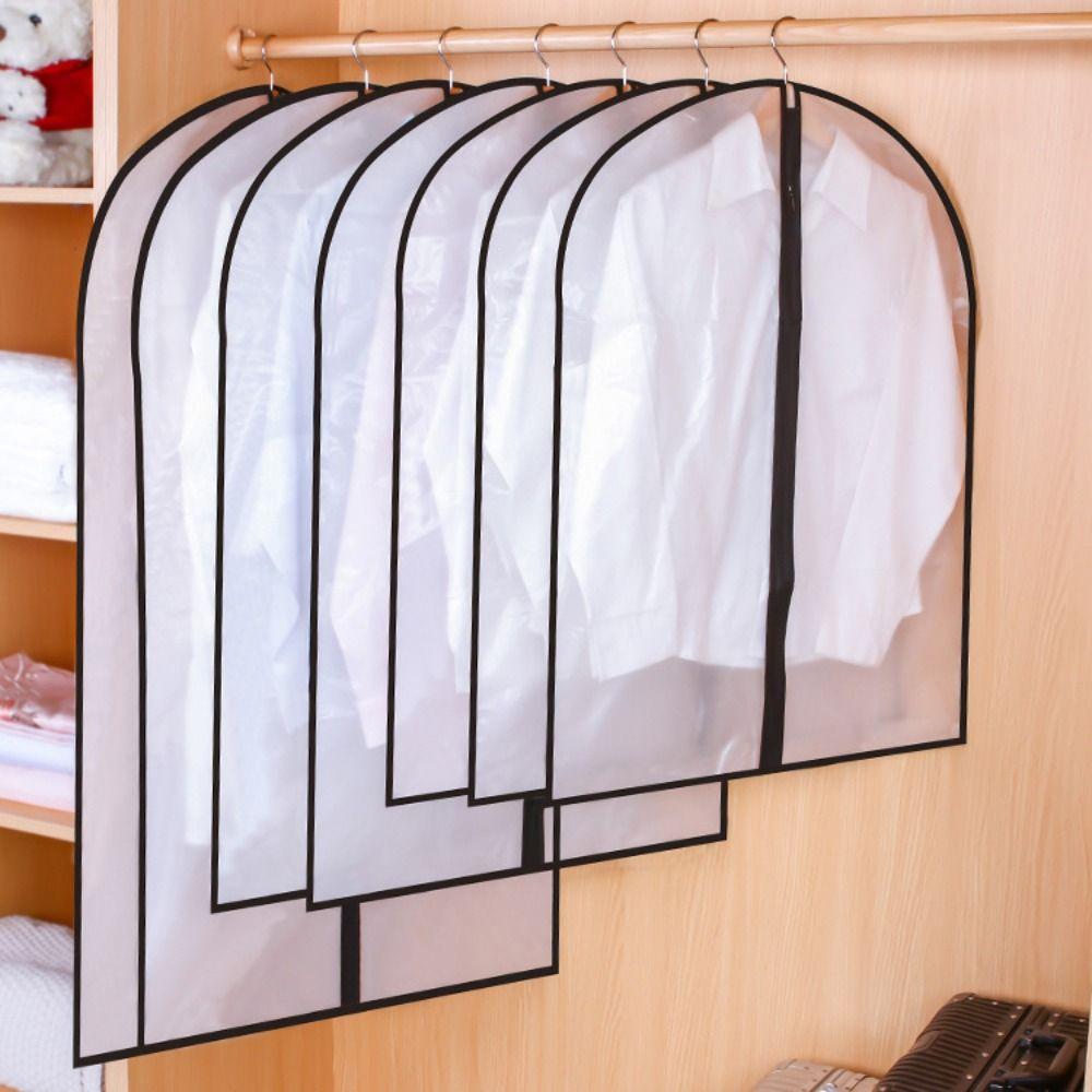 with Zipper Clothes Dust Cover Transparent Garment Dust Case Multi Size   Travel
