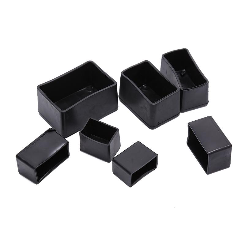 8 шт. Прямоугольные силиконовые колпачки для ног стула нескользящие крышки для ног стола носки протектор