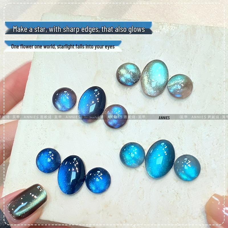 Ennisi Autumn Night Star River Cat Eye Nail Gel: Black, Chocolate Brown, Blue Bead Shades for 2025 A/W