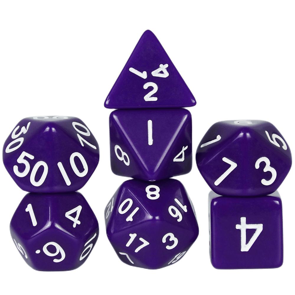 Набор игральных костей 7 шт. игральные кости для ролевых игр DND RPG настольные игровые аксессуары DND многогранные игральные кости