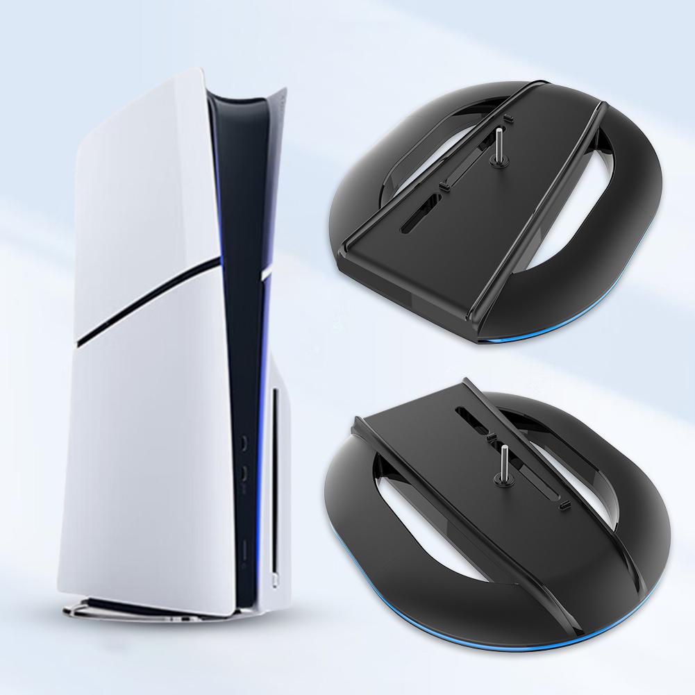Vertical Stand Non-Slip Base Stand Replacement for PS5 Slim Console Disc and Digital for Playstation 5 Slim Console