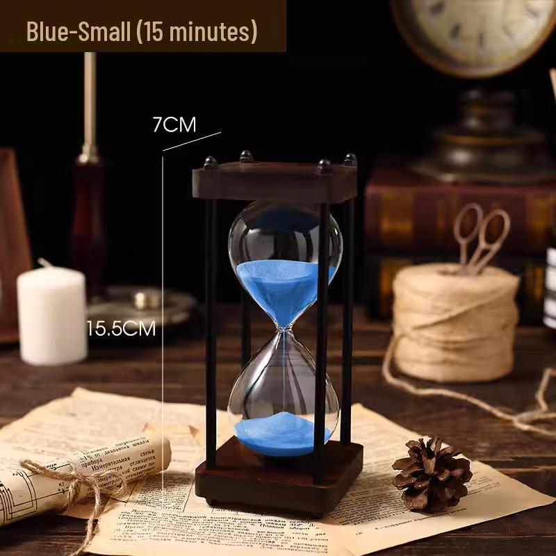 Ретро Креативное Песочные Часы Орнамент для Детей – 30/60 Минут, Защита от Падения Дизайн с Быстротекучим Песком