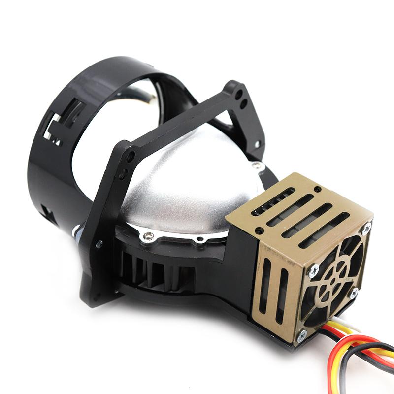 130W 2X Bi-LED Hyperboloid Projector Lenses H1 Bulb 9005 9006 H4 H7 LED Lamps For Headlight Car-styling Retrofit Hi/Lo Beam Lens