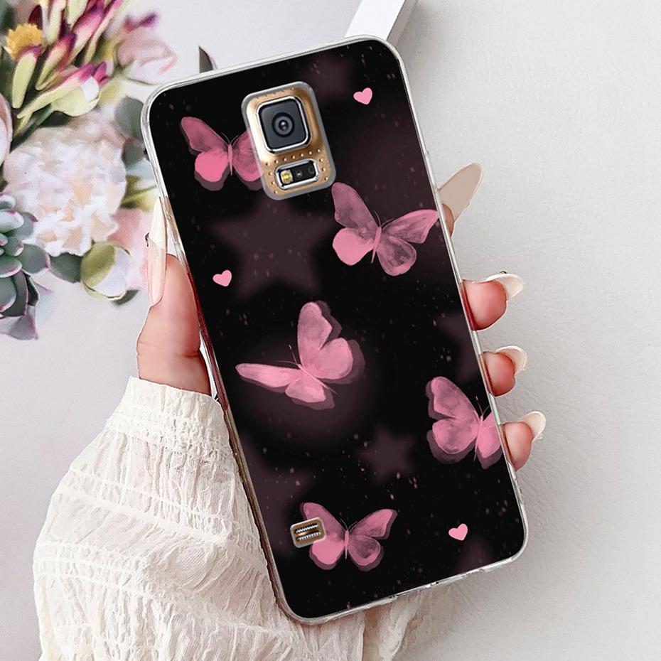 Новый дизайн чехла для телефона Samsung Galaxy S5 5.1" Прозрачный ТПУ Тонкая задняя крышка для Samsung S5 G900F G900I Мягкие силиконовые чехлы