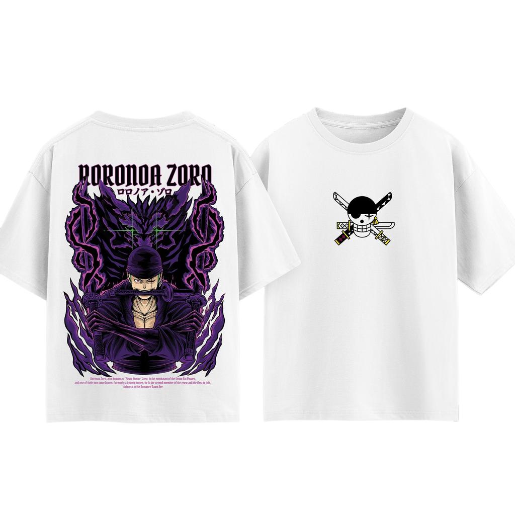 Anime One Piece 2D Printed T-shirt Men Women Summer Cotton Clothing Fashion Breathable Anime Fans Short Sleeve Top