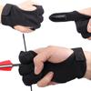 Outdoor Shooting Hand Guard Protector 3 Fingers Protective Gloves Recurve Bow Archery Finger Guard