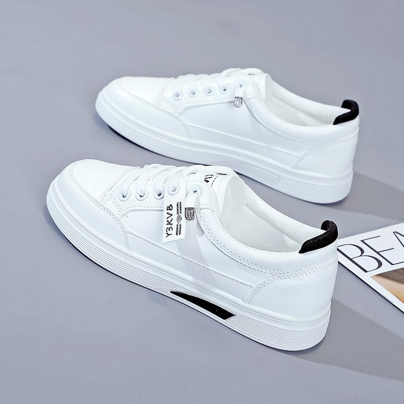 Модные повседневные кеды на толстой подошве для женщин, весна-осень, студенческие, на плоской подошве, кроссовки с цветочным принтом, бежевые, на плоской подошве, спортивная обувь