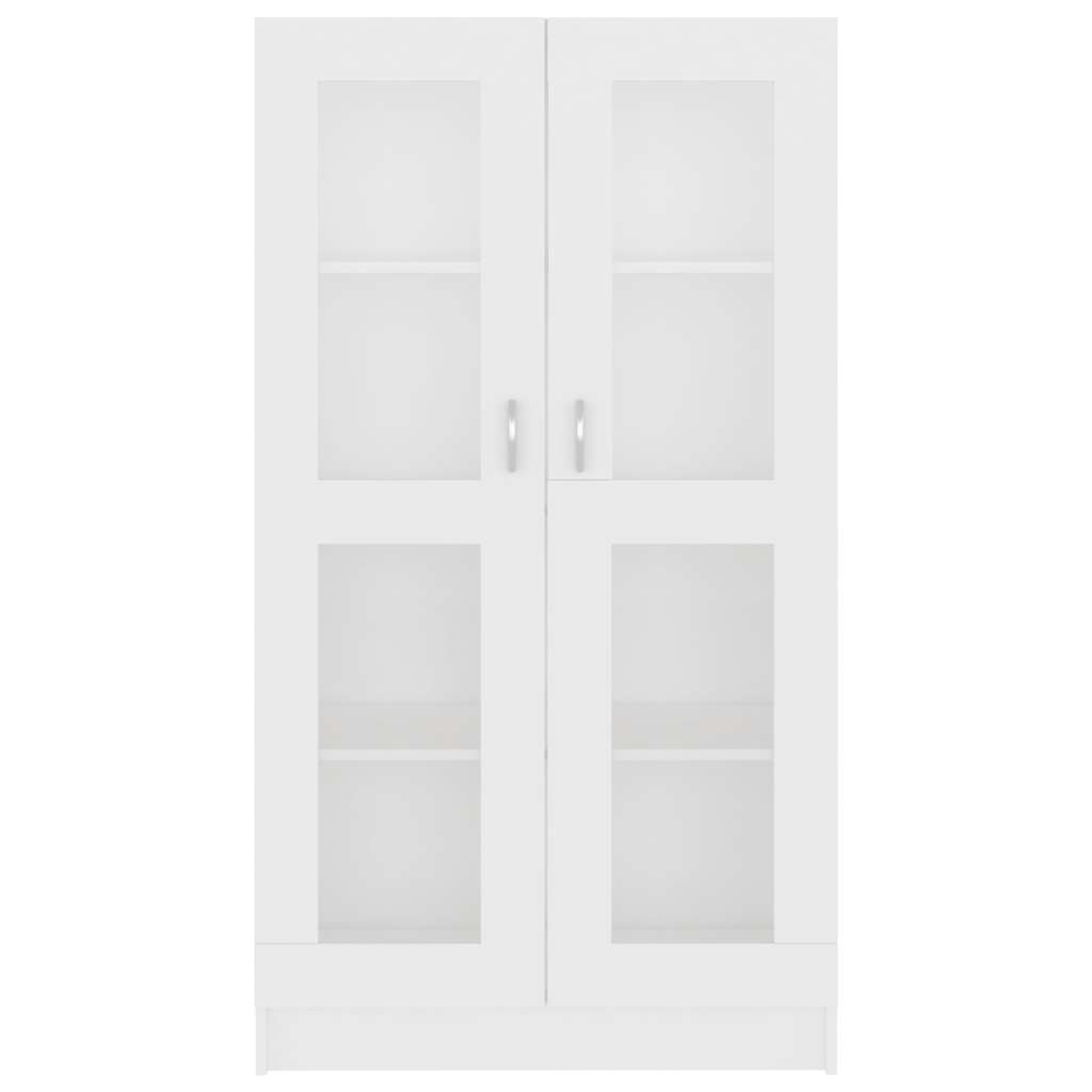 Display Cabinet White 82.5 x 30.5 x 150 cm Particleboard
