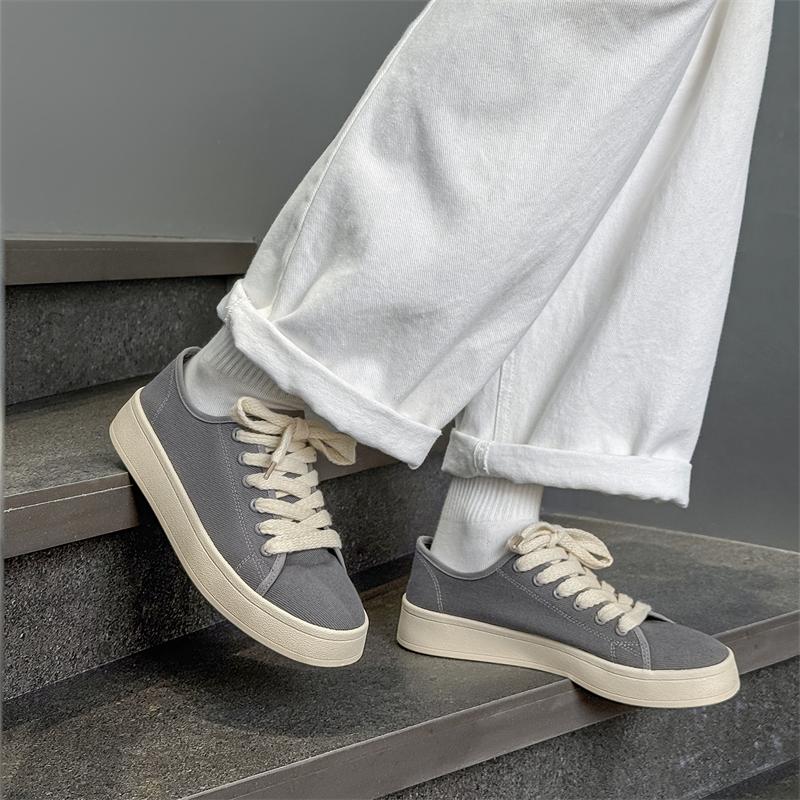 Новая мужская парусиновая обувь, уличная обувь для скейтборда для мужчин, удобные нескользящие повседневные кроссовки, дышащая мужская обувь для ходьбы