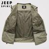 JEEP SPIRIT Men's Multi-Pocket Utility Vest