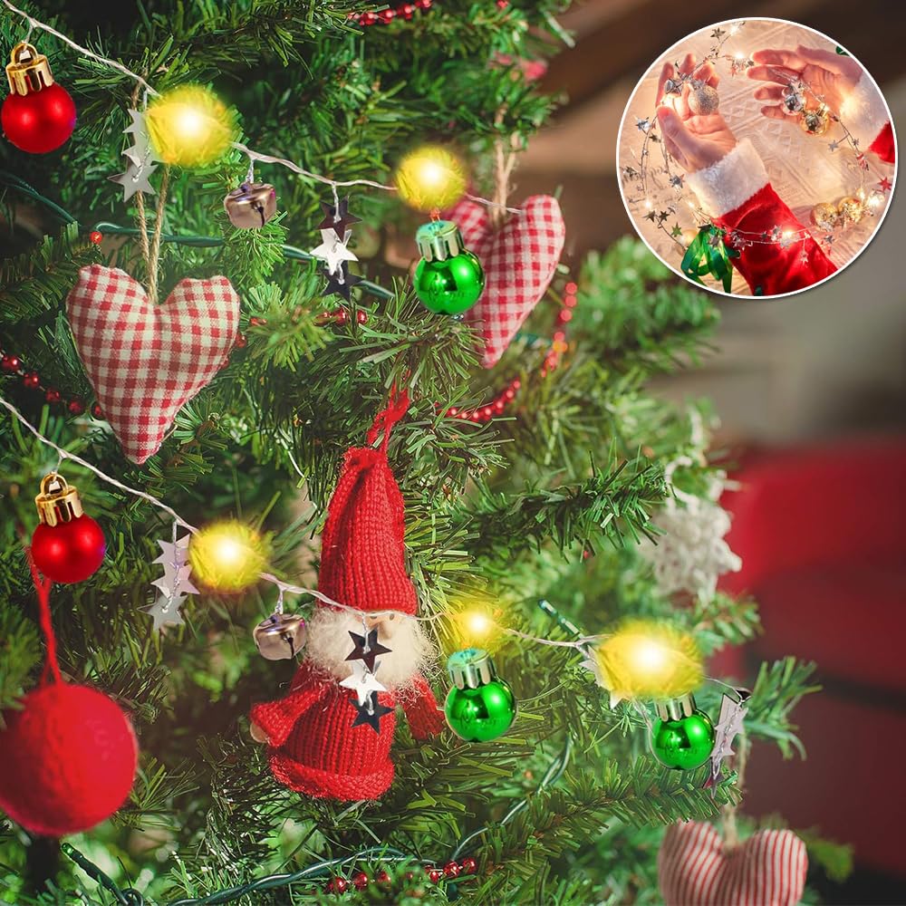 5M 50 LED Christmas Tree Decorative Illumination High Warm for Bedrooms Lights, Lights, Waterproof, Brightness, Parties, Indoors,