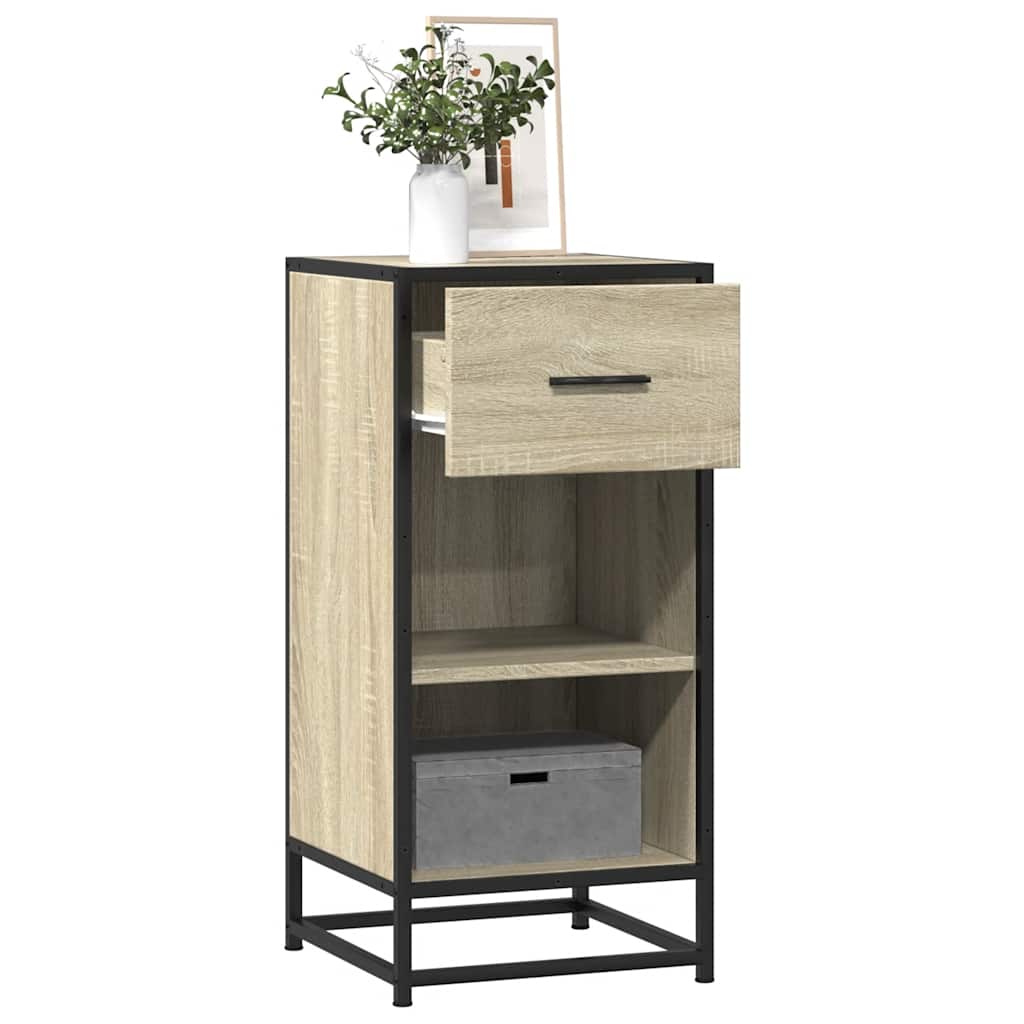 Vidaxl Szafka, Dąb Sonoma, 35,5X35X76 Cm, Materiał Drewnopochodny