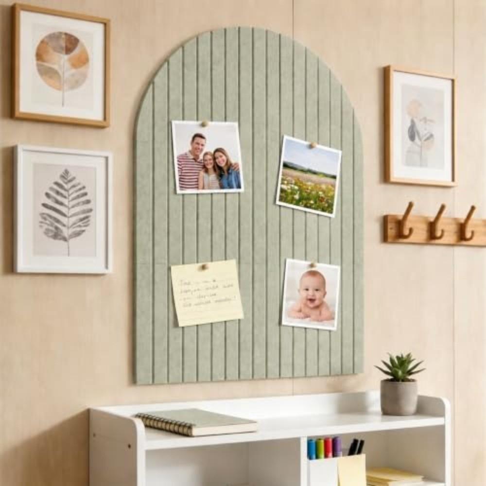 Self Adhesive Felt Acoustic Panel Vertical Stripe Photo Wall Sticker Photo Display Background Wall
