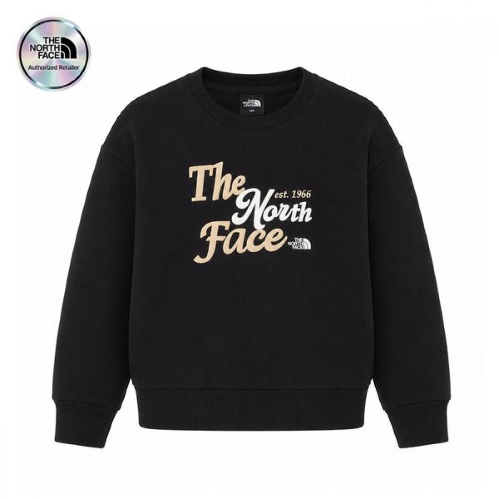 The North Face Girls Allison Sweatshirt Black Nm5mq53s