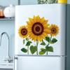 Наклейка на стену «Подсолнух» для детской комнаты, детской, ванной комнаты, декор плитки, съемные виниловые наклейки, домашний декор, фон, настенное искусство