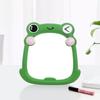 Frog Makeup Mirror Cartoon Fun Student Desktop Folding Wall Hanging Beauty Makeup Mirror Desktop Single-sided Princess Mirror