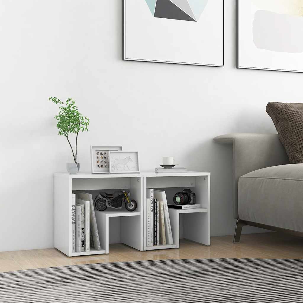 Kreativer Moderner Nachttisch, 2 Stück, Aufbewahrungsvitrine Für Das Wohnzimmer, Sofabeistelltisch, 40x30x40 Cm