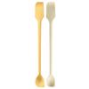 Silicone Spatula Set Double-Headed Scraper Long Hand Stirring Spoon Jam Cream Deep Bottle Spatula Coffee Spoon Party Supplies