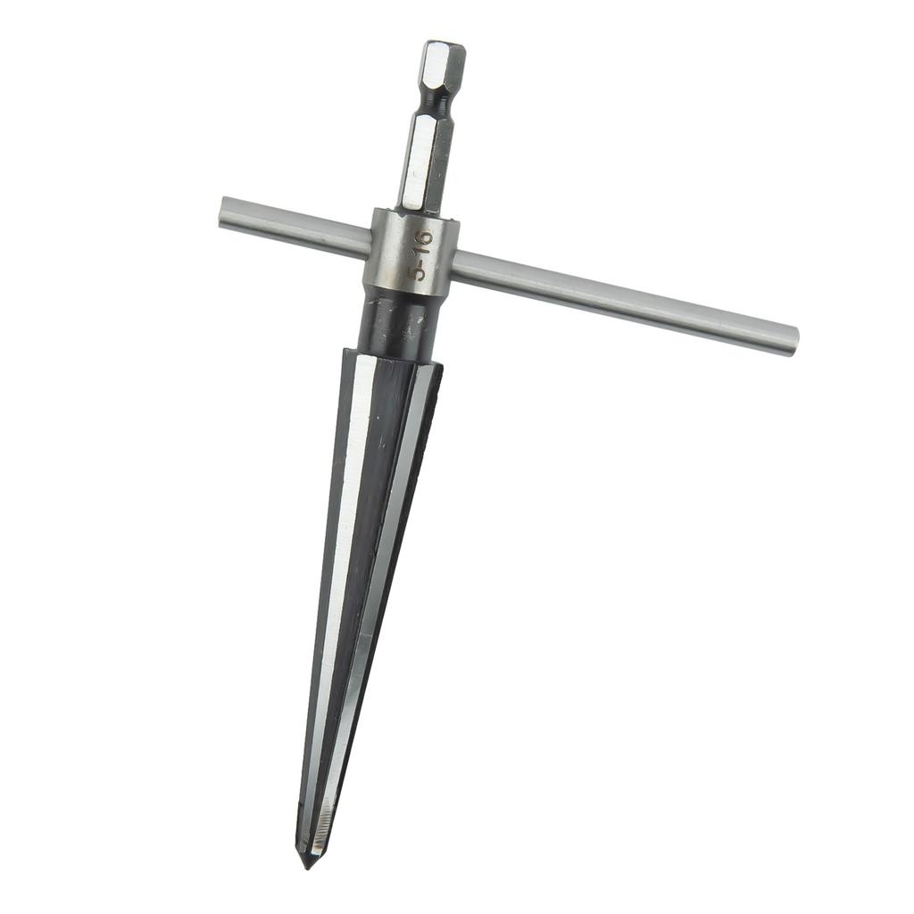 5-16mm Taper Reamer Bridge Pin Hole Hand Held Reamer T Handle Tapered-Handheld Reamer For Wood Metal Plastic-Drilling Tools