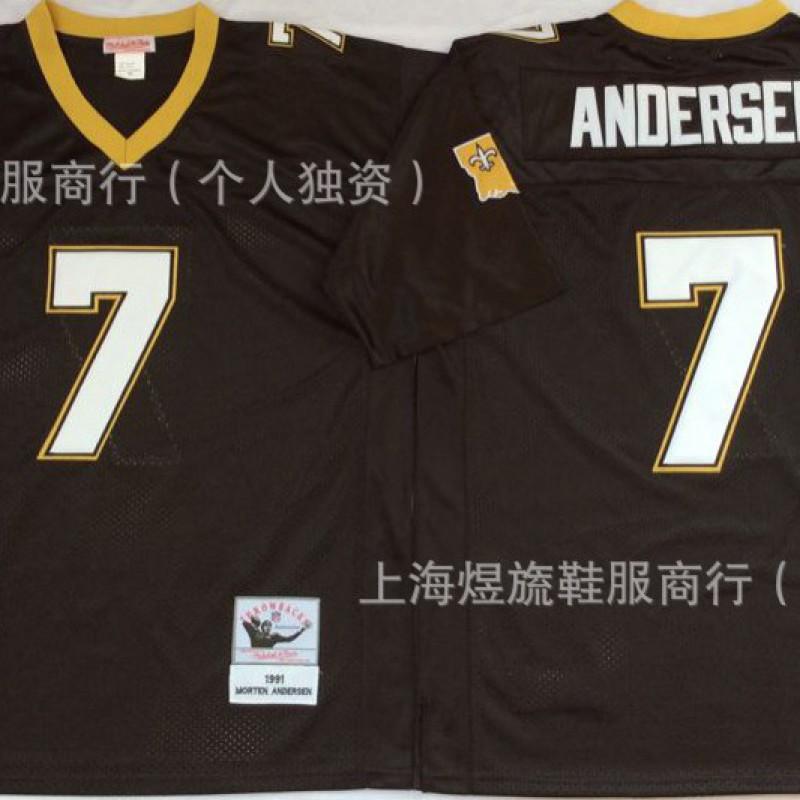 New Orleans Saints Retro Football Jersey Mens NFL Style Sport Shirt Size S-XXXL