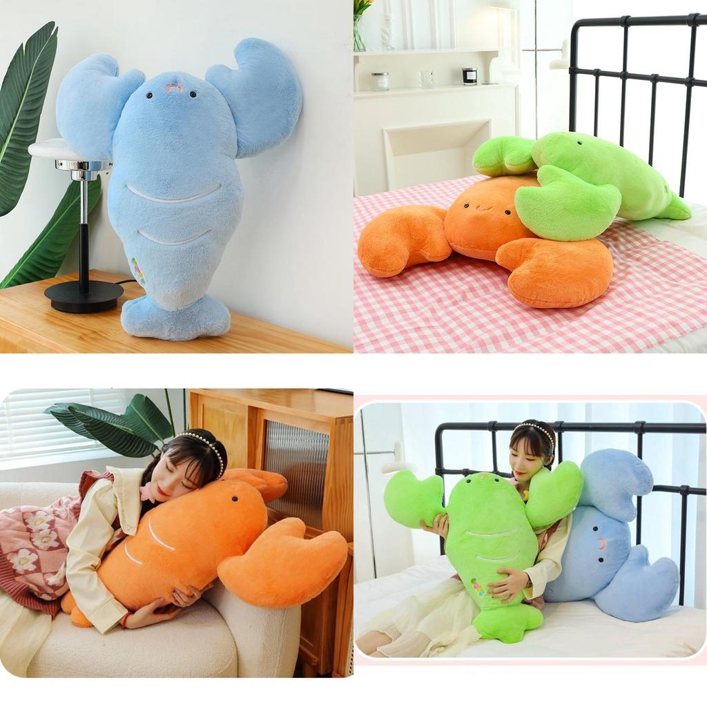 Cute New Trendy Lobster Plush Toy Funny And Creative Stuffed Animal For Sleeping And Cuddling Perfect Gift