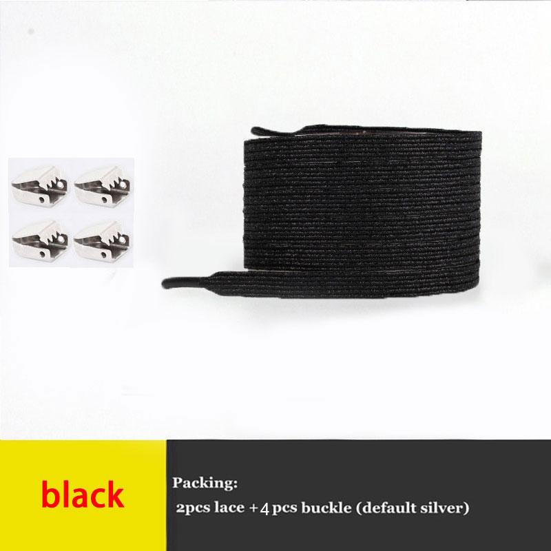 Elastic Shoelaces Outdoor Leisure Sneakers Quick Safety Flat Shoelace Unisex Lazy Laces