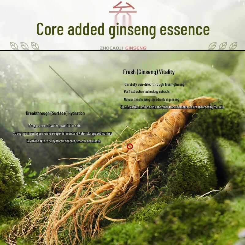 Zhongcaoji Ginseng Hydrating & Moisturizing Skincare Gift Set